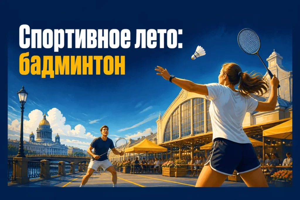 Спортивное лето: бадминтон
