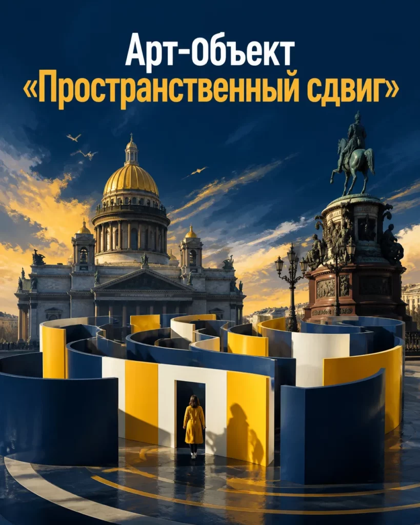 Арт-объект «Пространственный сдвиг»