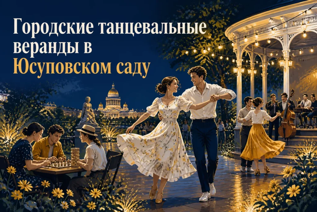 Городские танцевальные веранды в Юсуповском саду