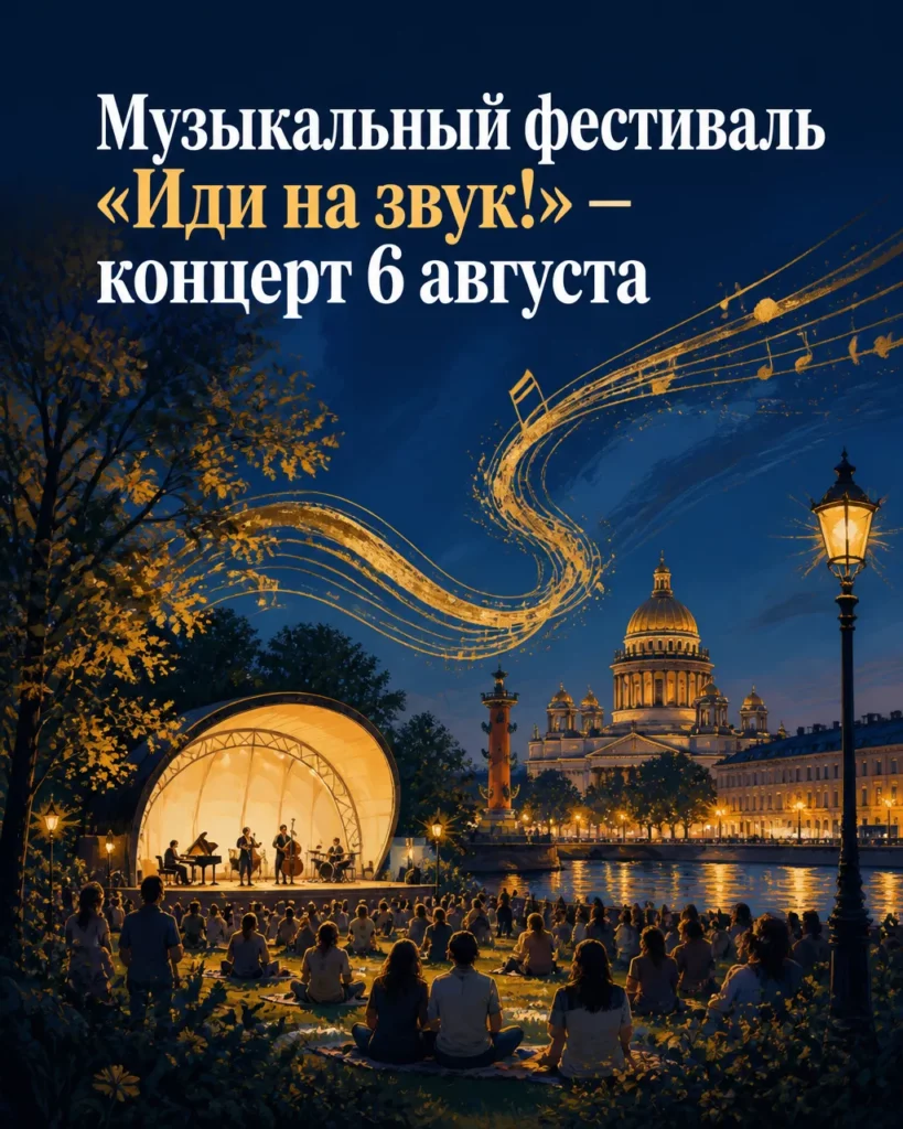 Музыкальный фестиваль «Иди на звук!» — концерт 6 августа