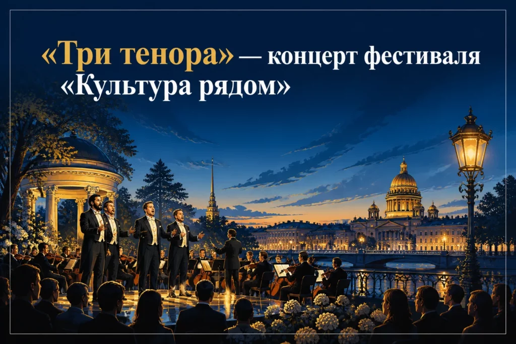 «Три тенора» — концерт фестиваля «Культура рядом»