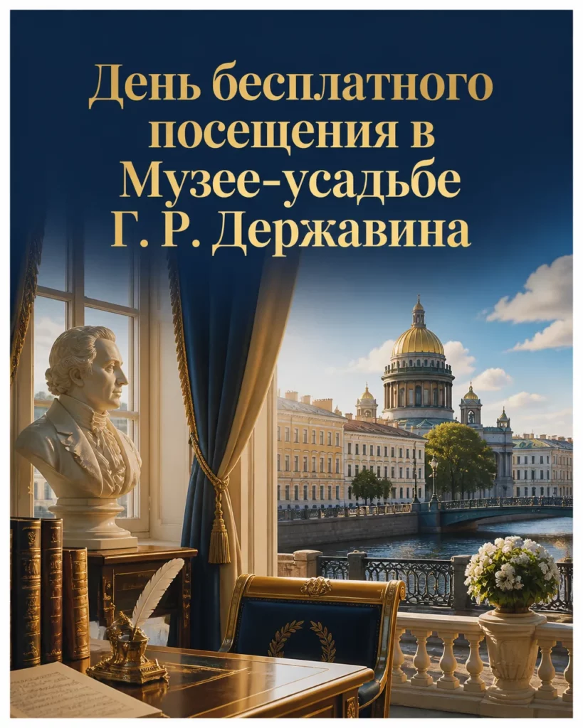 День бесплатного посещения в Музее-усадьбе Г. Р. Державина