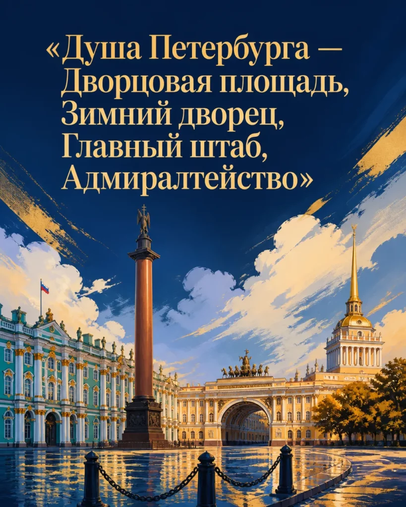 «Душа Петербурга — Дворцовая площадь, Зимний дворец, Главный штаб, Адмиралтейство»