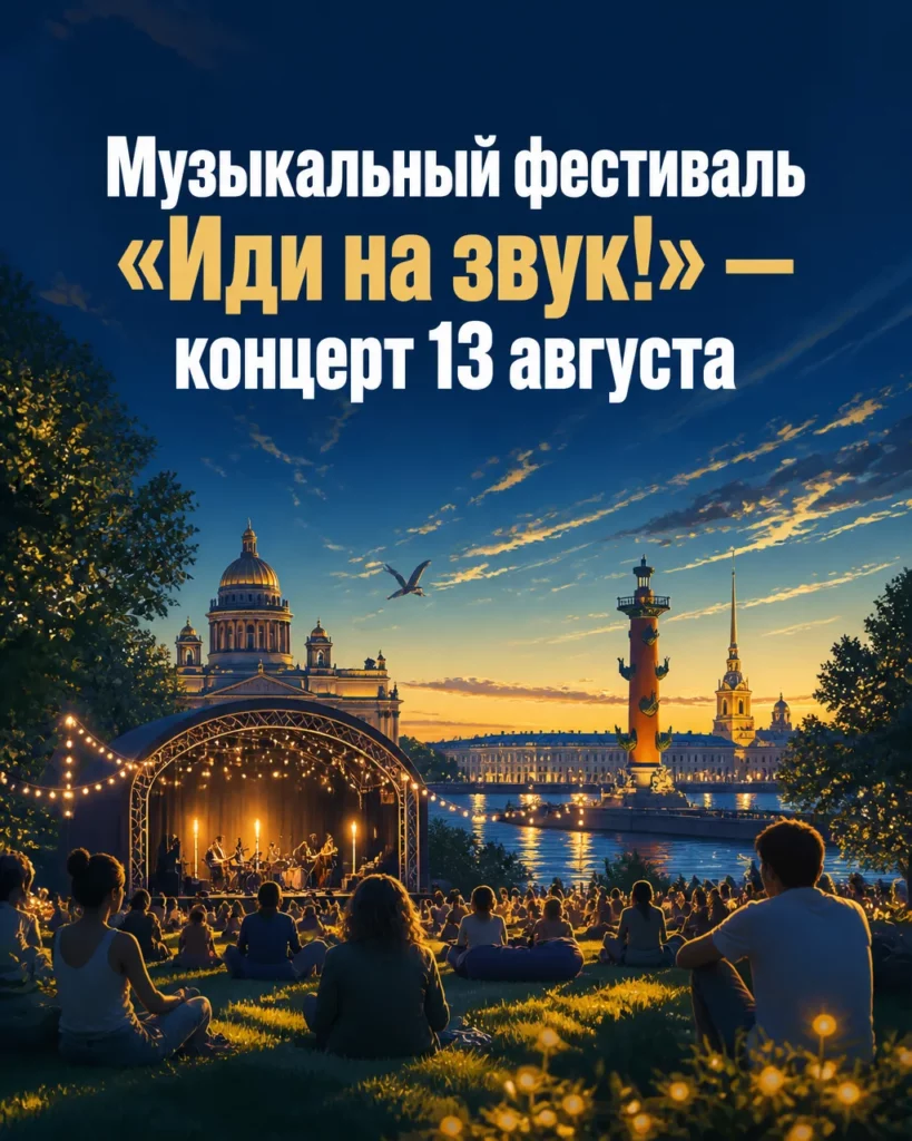 Музыкальный фестиваль «Иди на звук!» — концерт 13 августа