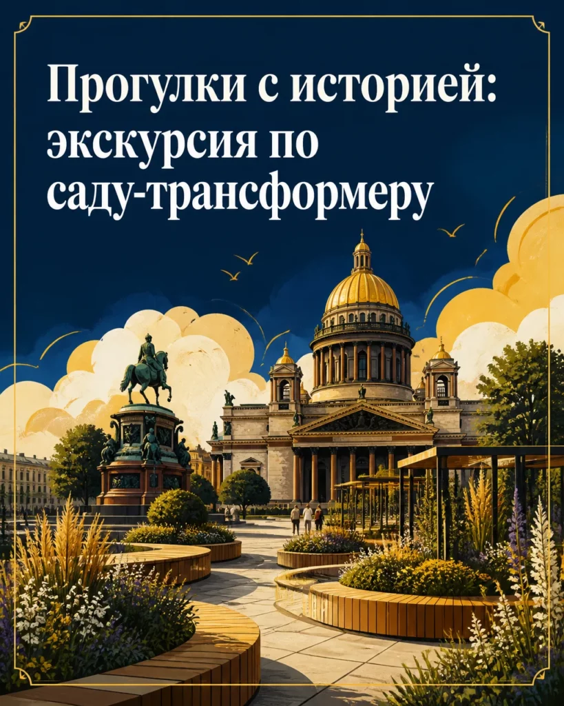 Прогулки с историей: экскурсия по саду-трансформеру