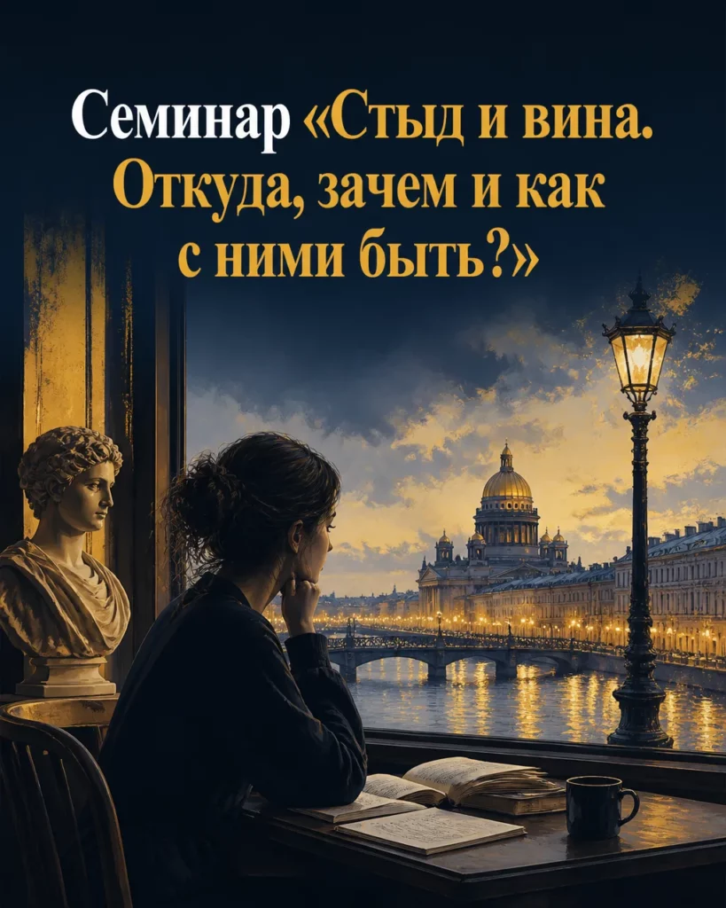 Семинар «Стыд и вина. Откуда, зачем и как с ними быть?»