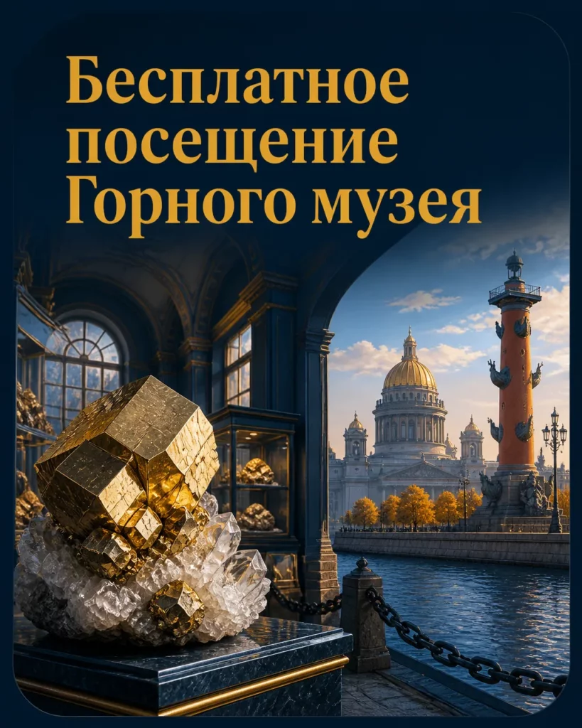 Бесплатное посещение Горного музея