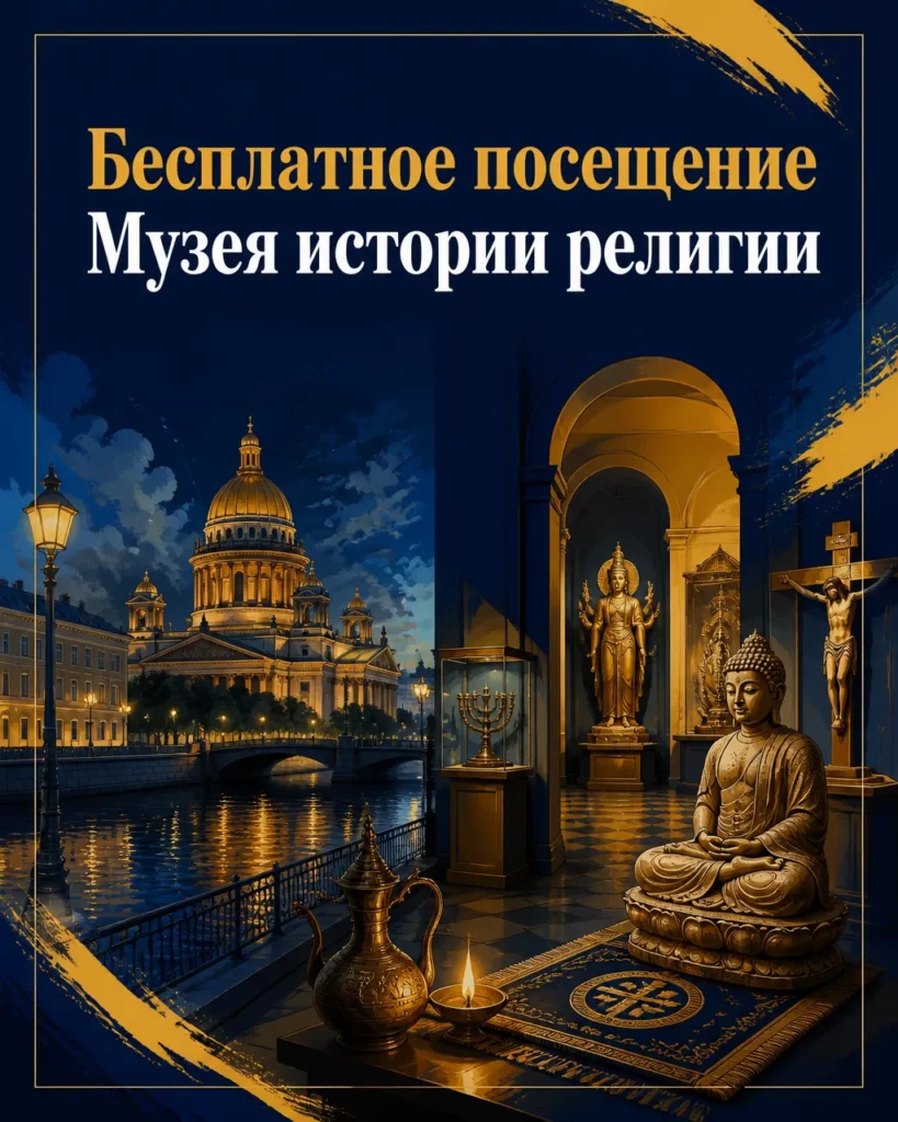 Бесплатное посещение Музея истории религии