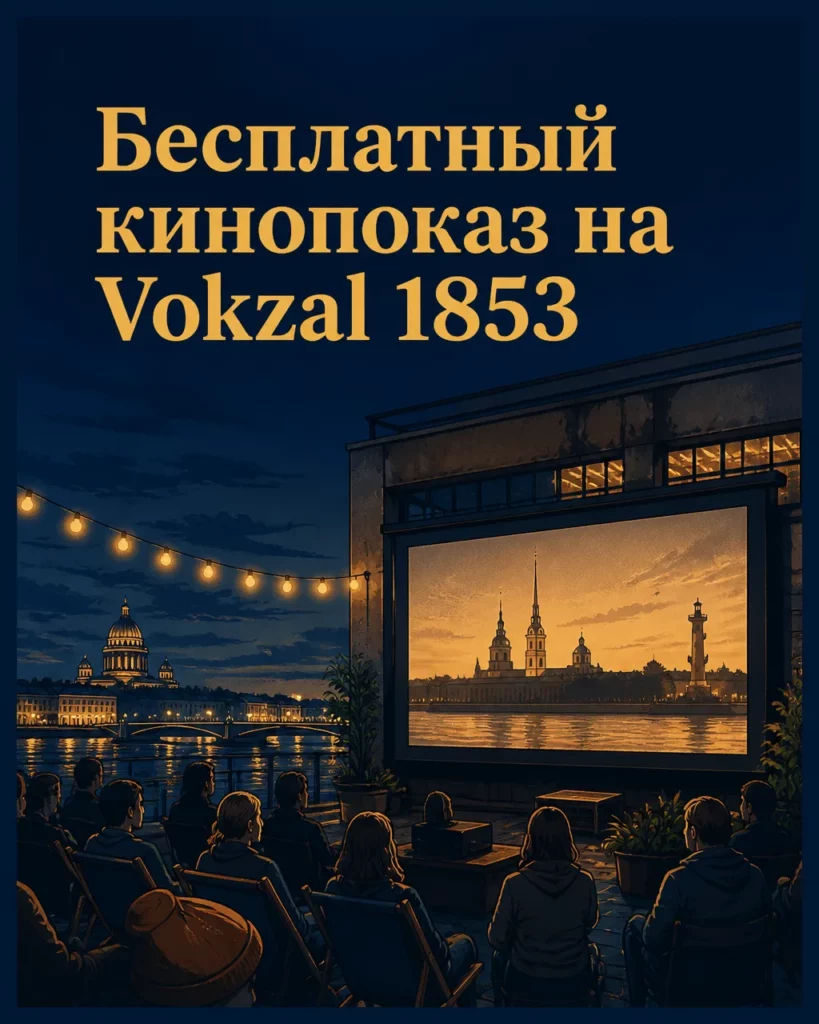 Бесплатный кинопоказ на Vokzal 1853