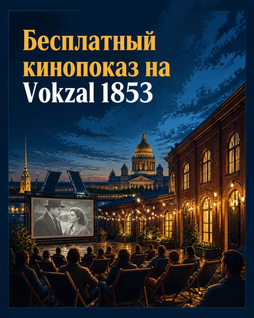 Бесплатный кинопоказ на Vokzal 1853