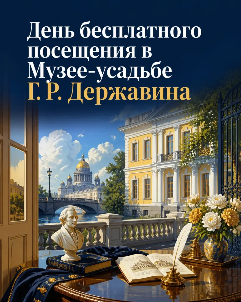 День бесплатного посещения в Музее-усадьбе Г. Р. Державина