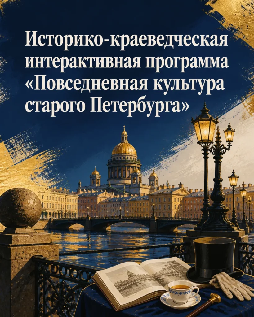 Историко-краеведческая интерактивная программа «Повседневная культура старого Петербурга»