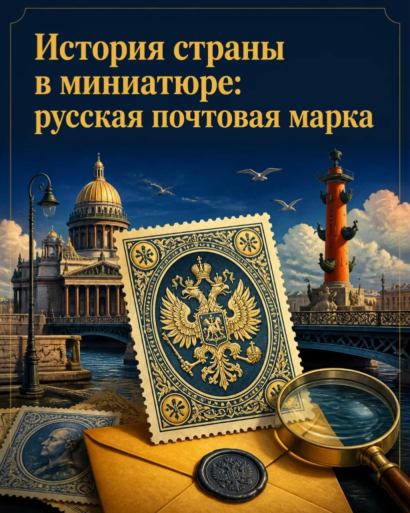 История страны в миниатюре: русская почтовая марка