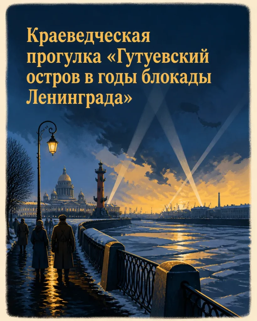 Краеведческая прогулка «Гутуевский остров в годы блокады Ленинграда»