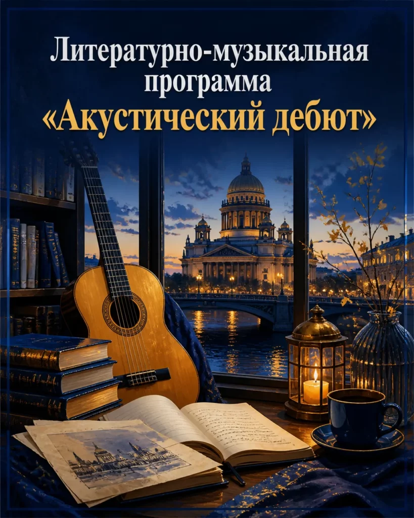 Литературно-музыкальная программа «Акустический дебют»