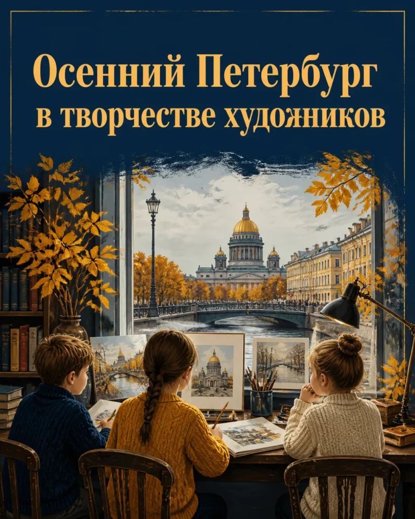 Осенний Петербург в творчестве художников