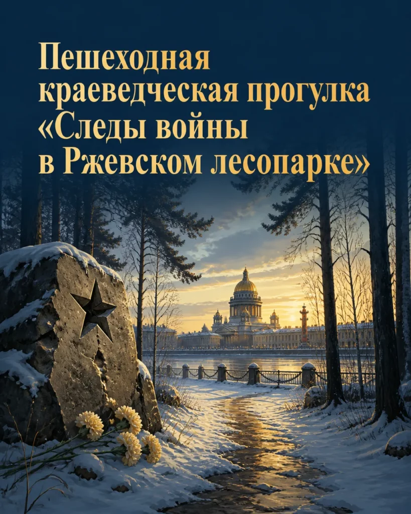 Пешеходная краеведческая прогулка «Следы войны в Ржевском лесопарке»