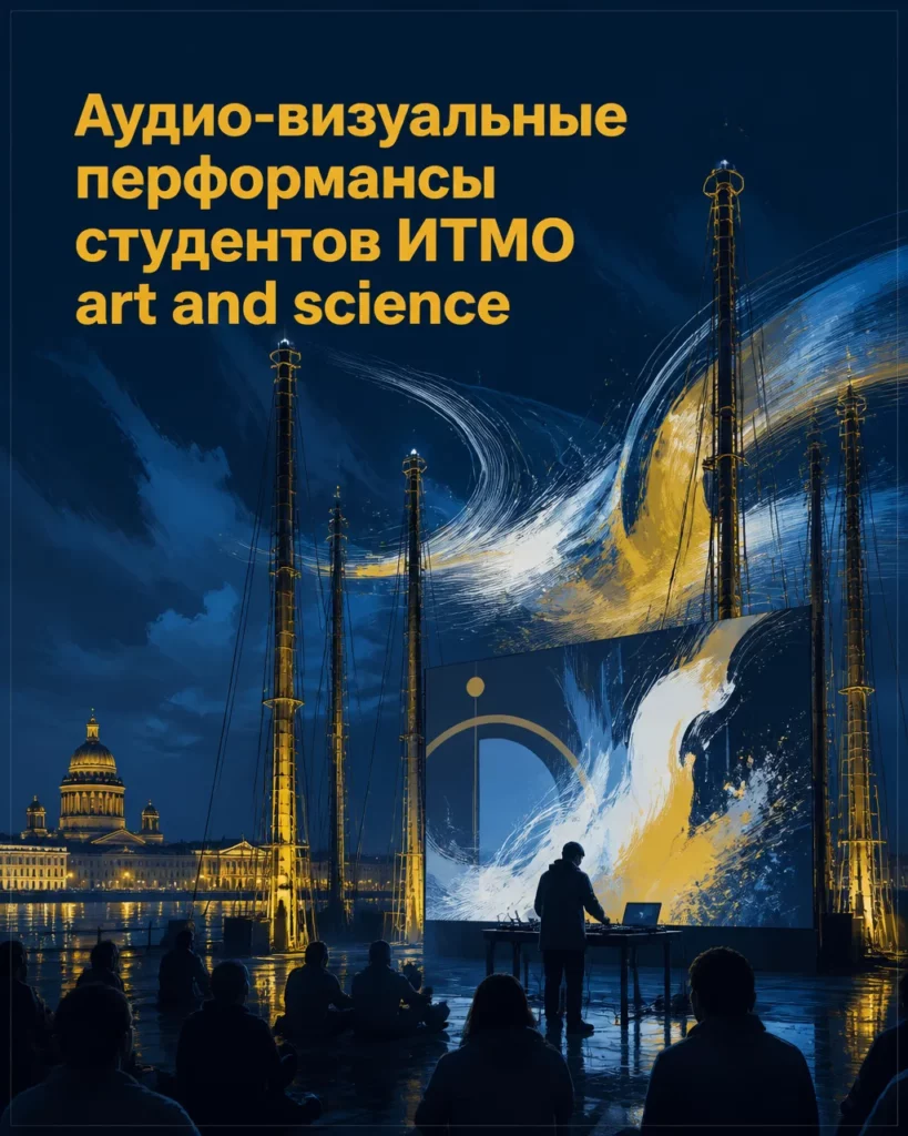 Аудио-визуальные перформансы студентов ИТМО art and science