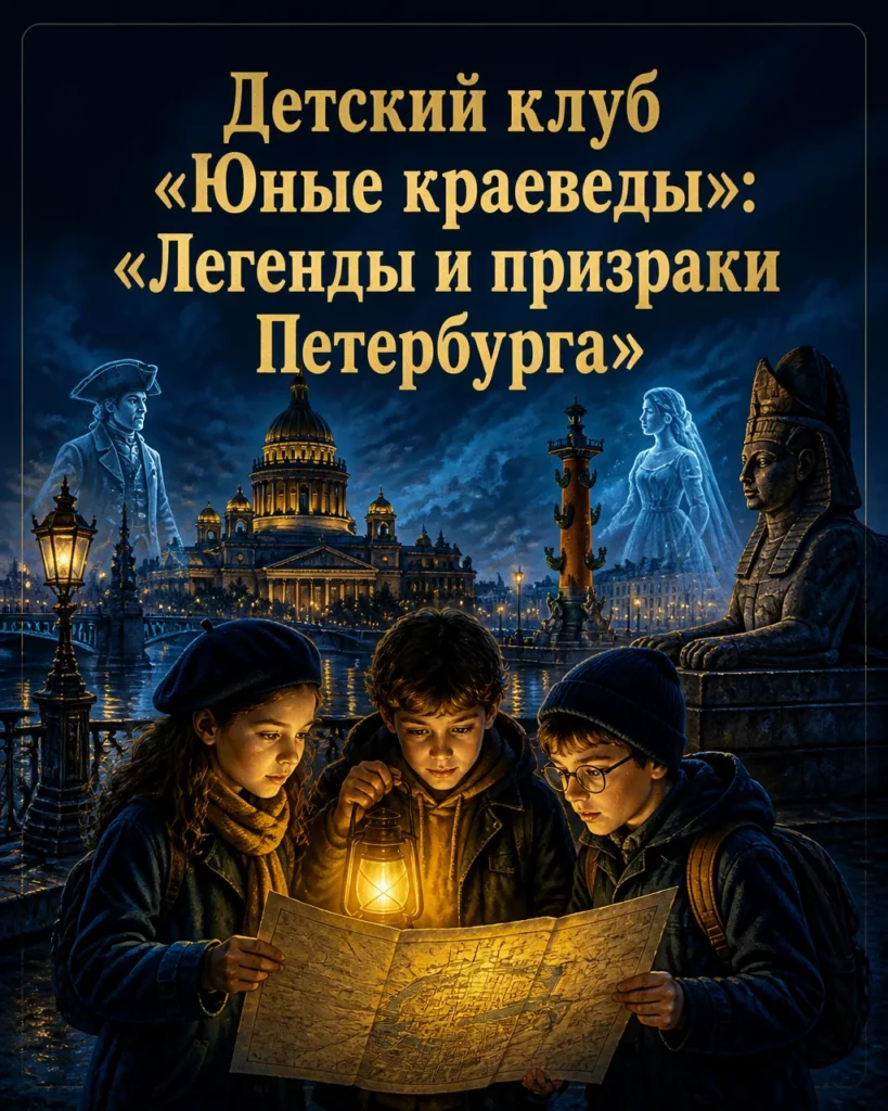 Детский клуб «Юные краеведы»: «Легенды и призраки Петербурга»