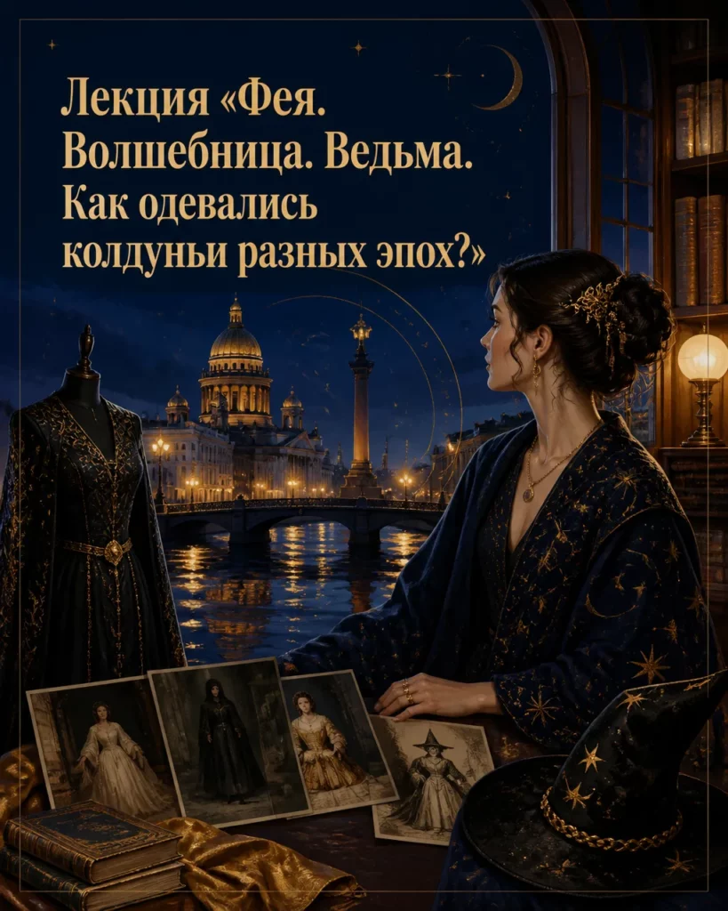 Лекция «Фея. Волшебница. Ведьма. Как одевались колдуньи разных эпох?»
