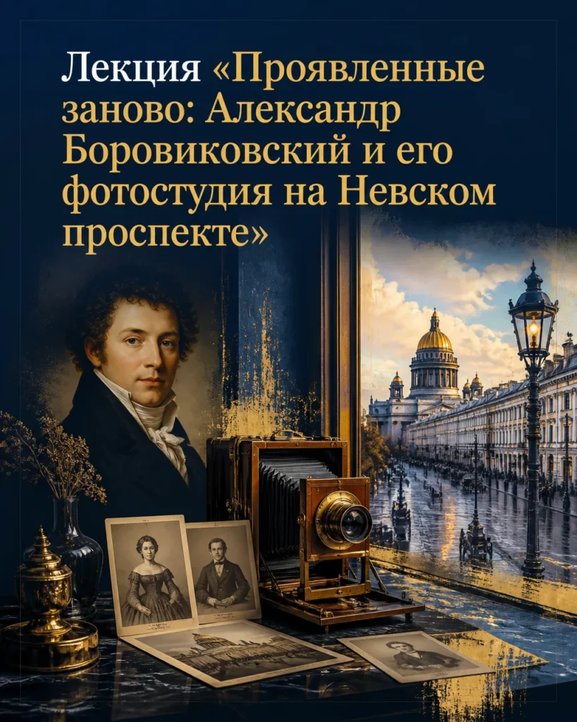Лекция «Проявленные заново: Александр Боровиковский и его фотостудия на Невском проспекте»