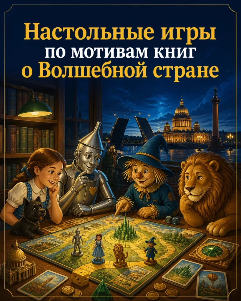 Настольные игры по мотивам книг о Волшебной стране
