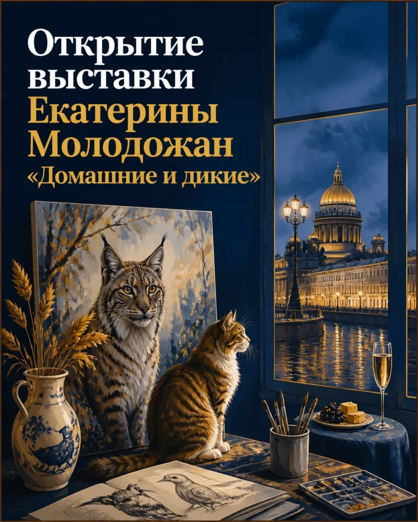 Открытие выставки Екатерины Молодожан «Домашние и дикие»