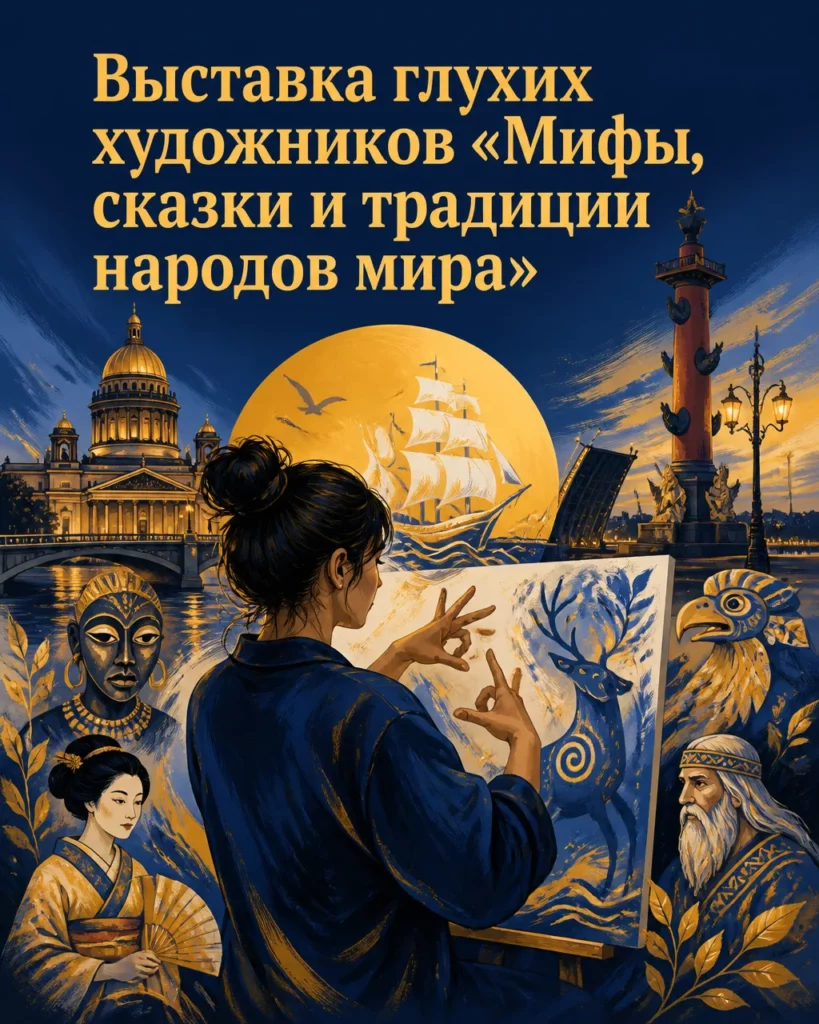 Выставка глухих художников «Мифы, сказки и традиции народов мира»